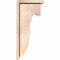 Ekena Millwork Del Monte Smooth Corbel w/Backplate, Douglas Fir, 5 1/2"W x 10"D x 22"H COR06X10X22DEL01SDF - alternate 2